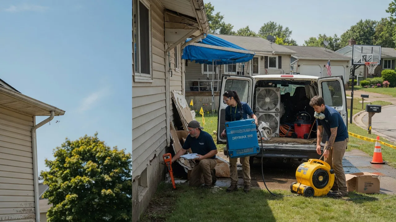 Ceiling Leak Cleanup in Lees Summit, MO near me